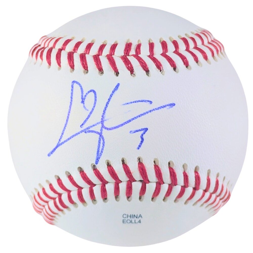 Chris Taylor Signed Baseball Proof Photo Los Angeles Dodgers Seattle Mariners LA